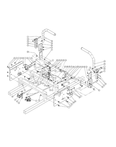 Control Assembly Diagram and Parts List for M60-KW LC-53AJ8CT6050-29HP-LC-DFI Cub Cadet Lawn Tractor